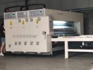 双色印刷开槽机 - 东光县恒佳机械厂